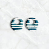 Blue Stripe Charm