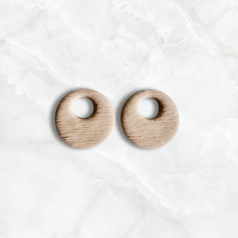 Brushed Embossed Latte Charm