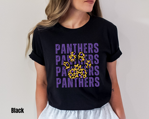 Panther Paw Print Graphic Tee