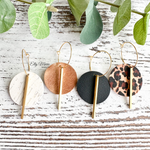 Shawna Leather Cutouts-Multiple Colors