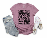Resting B*tch Face Graphic Tee