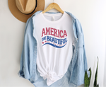 America The Beautify Graphic Tee