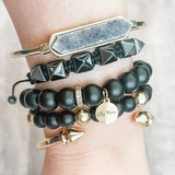 Onyx- Signature Bracelet Set