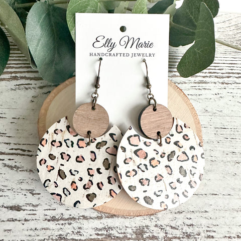 Boho Leopard- Ashley leather Cutouts