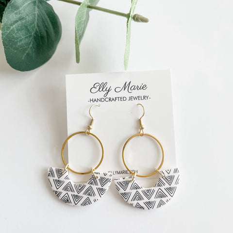 Boho Triangles - Melissa Clay  Earrings