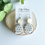 Cross Julia Clay Earrings