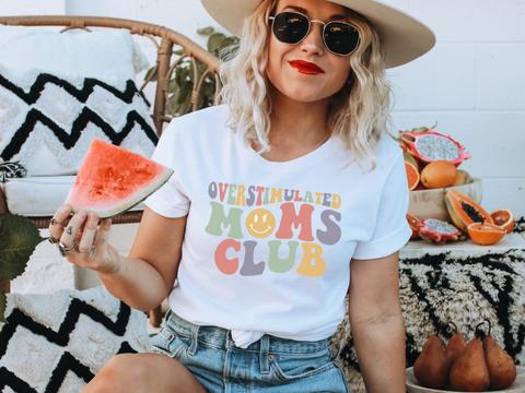 Overstimulated Moms Club Graphic Tee