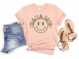 Mama Life Smiley Graphic Tee