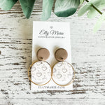 Coffee Talk Julia Clay Earrings