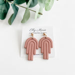 Nora Clay Arch Earrings