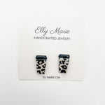 Spotted Cheetah Coffee Studs